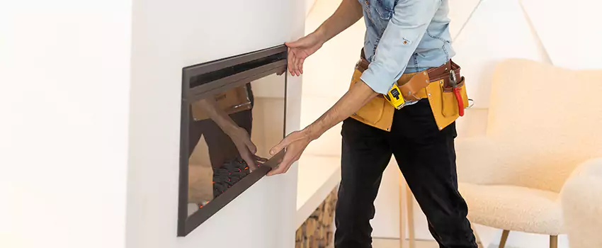 Metal Fireplace Installation in Jacksonville, Texas