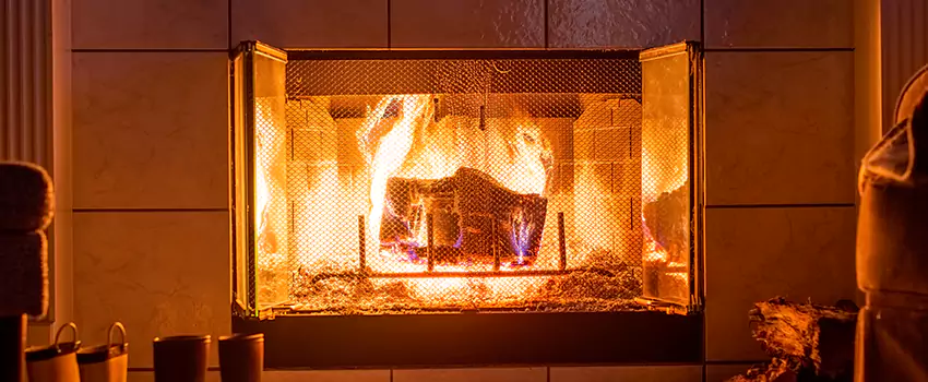 Mendota Hearth Landscape Fireplace Installation in Jacksonville, Texas