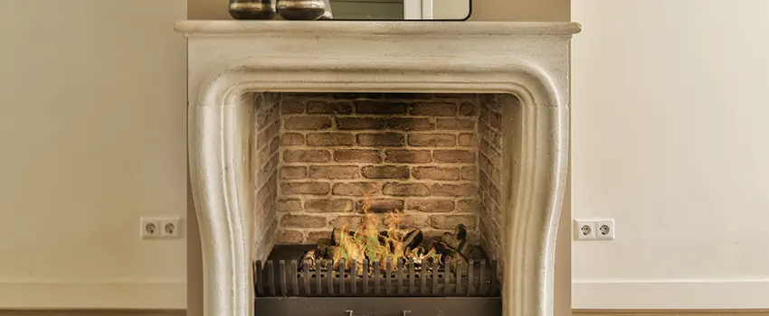 Vintage-style Fireplace Redesign in Jacksonville, Texas