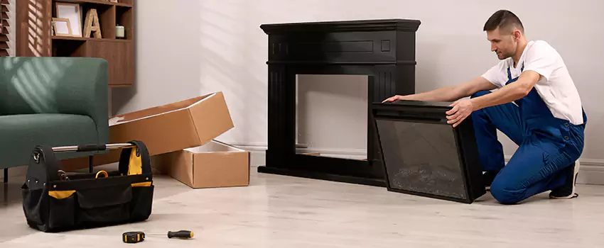 Old Rusted Metal Fireplace Repair And Replacement in Jacksonville, TX